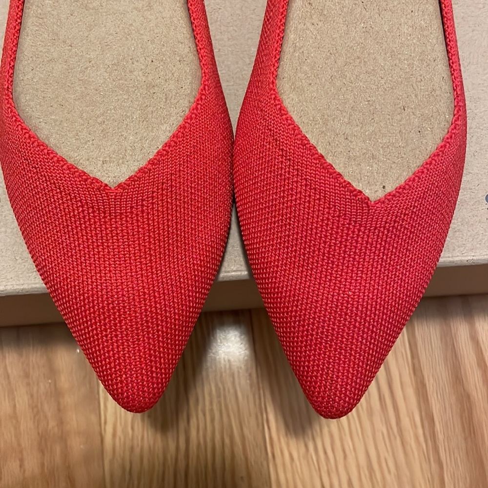 Rothy’s Point In Color Flame, Size 9 - image 3